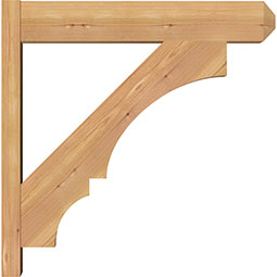 Ekena Millwork - OUTBOA04 - Balboa Craftsman Style Rustic Timber Wood Outlooker