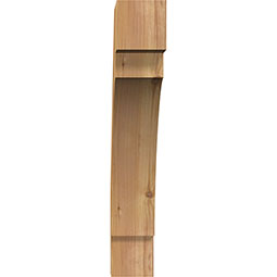 Ekena Millwork - BRCMRC00 - Merced Rustic Wood Knee Brace