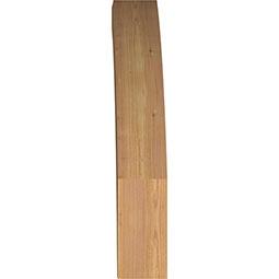 Ekena Millwork - BRCTHR00 - Thorton Rustic Wood Knee Brace