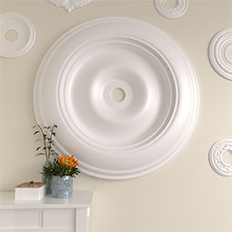 Ekena Millwork - CM44CL_P - 44 1/2"OD x 4"ID x 4 "P Classic Ceiling Medallion (Fits Canopies up to 8 1/4")