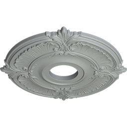 Ekena Millwork - CM18AT_P - 18"OD x 4"ID x 5/8"P Attica Ceiling Medallion (Fits Canopies up to 5")
