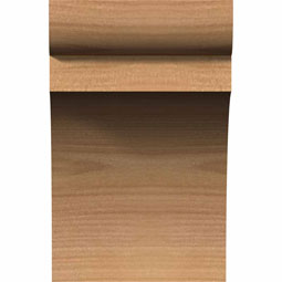 Ekena Millwork - RFTYOR00 - Yorktown Rustic Timber Wood Rafter Tail