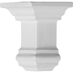 Ekena Millwork - MOC04X02HO - 2 1/4"P x 4"H Outside Corner for Holmdel Traditional Smooth Crown Moulding (matches moulding MLD04X02X04HO)