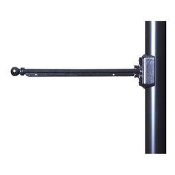 Whitehall Products LLC - WH14282 - 19 3/8"W x 4 3/4"H x 3 1/8"D Ladder Rest Bars w/Round Post Adapter