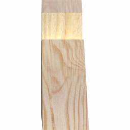 Ekena Millwork - GBWPOR00 - Portland Rustic Timber Gable Bracket