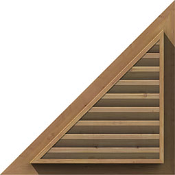 Ekena Millwork - GVWRR - Right Triangle Gable Vent - Right Side