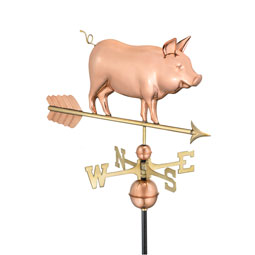 Good Directions - GD9550P - Country Pig Weathervane – Pure Copper