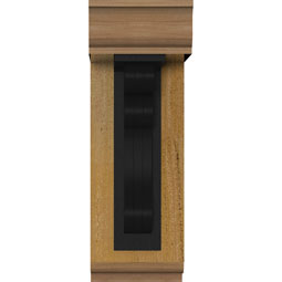 Ekena Millwork - BKTIOL01 - Orleans Traditional Ironcrest Rustic Timber Wood Bracket