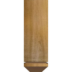 Ekena Millwork - BKTIGL03 - Galveston Arts & Crafts Ironcrest Rustic Timber Wood Bracket