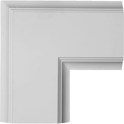 Ekena Millwork - CC08ICN02X14X14TR - 14"W x 2"P x 14"L Inner Corner for 8" Traditional Coffered Ceiling System