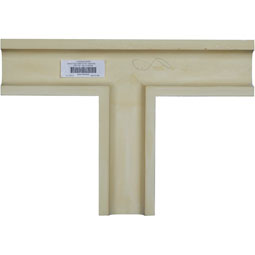 Ekena Millwork - CC05ITE02X14X20TR - 14"W x 2"P x 20"L Inner Tee for 5" Traditional Coffered Ceiling System