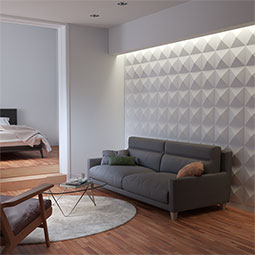 Ekena Millwork - WPSK - 11 7/8"W x 11 7/8"H Sellek EnduraWall Decorative 3D Wall Panel