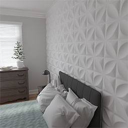 Ekena Millwork - WPAL - 19 5/8"W x 19 5/8"H Alexa EnduraWall Decorative 3D Wall Panel