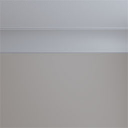 Ekena Millwork - MLD06X06X08CL - 6 1/4"H x 6 1/4"P x 8 7/8"F x 94 1/2"L Classic Cove Crown Moulding