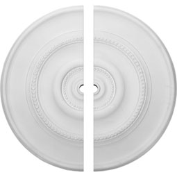 Ekena Millwork - CM30DY2-01500 - 30"OD x 1 1/2"ID x 2 1/4"P Dylar Ceiling Medallion, Two Piece (Fits Canopies up to 6 1/4")