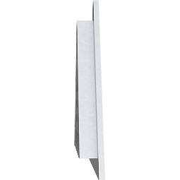 Ekena Millwork - GVPTR - Triangle PVC Gable Vent