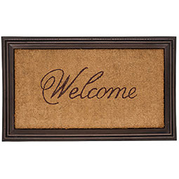 Whitehall Products LLC - WH46001 - 34 1/2"L x 21/2"W x 1"H Essex Coir Welcome Mat