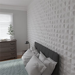 Ekena Millwork - WPTN - 19 5/8"W x 19 5/8"H Tristan EnduraWall Decorative 3D Wall Panel