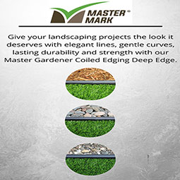 Avon Plastics, Inc - MM22620 - 6"H x 20'L Master Gardener Deep Edge Landscape Edging (Includes a coupler & 5 stakes)