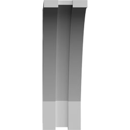 Ekena Millwork - CORPNA - Naple Architectural Grade PVC Corbel