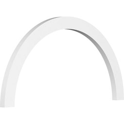 Ekena Millwork - ARCPMCK - Mckenna Half Round Arch - Flat Trim, Architectural Grade PVC