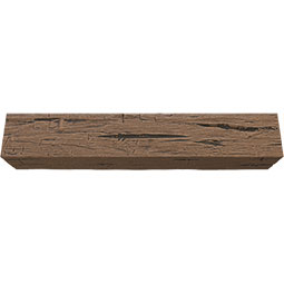 Ekena Millwork - BMHH2-ST - 2-Sided (L-beam) Hand Hewn Endurathane Faux Wood Ceiling Beam