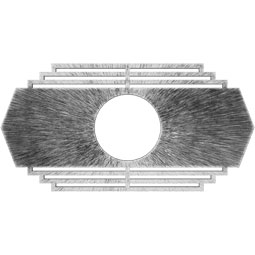 Ekena Millwork - CMPPCS - Chrysler Architectural Grade PVC Pierced Ceiling Medallion