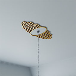 Ekena Millwork - CMPPEB - Elizabeth Architectural Grade PVC Pierced Ceiling Medallion