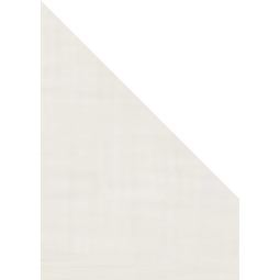Ekena Millwork - GVPPL - Half Peaked Top Left PVC Gable Vent