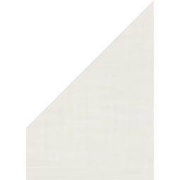 Ekena Millwork - GVPPR - Half Peaked Top Right PVC Gable Vent
