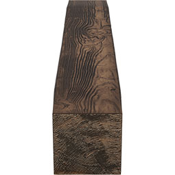 Ekena Millwork - MANUSD - Sandblasted Faux Wood Fireplace Mantel