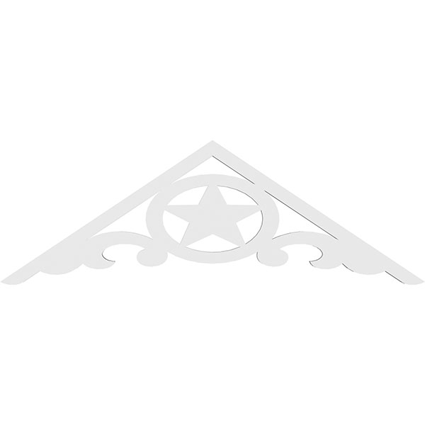 Ekena Millwork - GPSAUS - Standard Austin Signature Urethane Gable Pediment