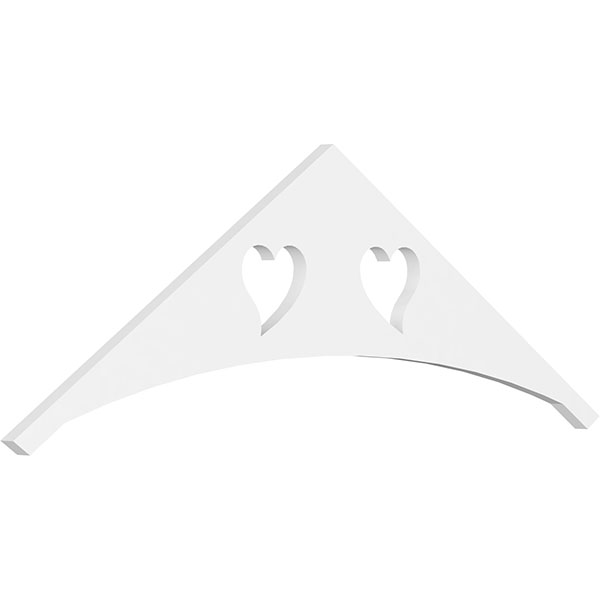 Ekena Millwork - GPSWIN - Standard Winston Signature Urethane Gable Pediment