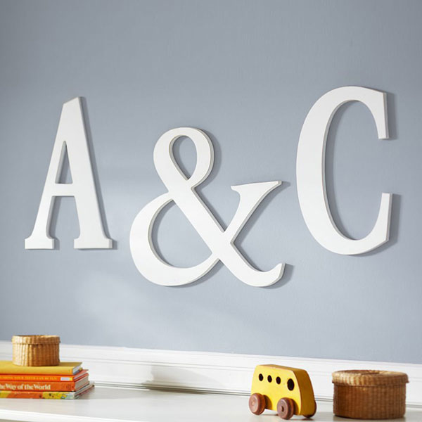 Ekena Millwork - LETTERS-PVC - Custom PVC Decor Wall Letters