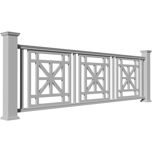 INTEX Millwork Solutions LLC - ECDIPR4 - Providence Decorative Railing Insert, Prairie Pattern 4