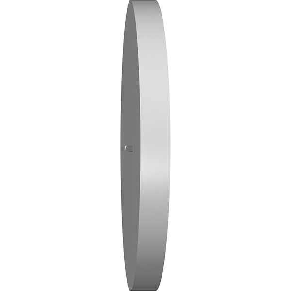Ekena Millwork - GVPRO01 - Round Surface Mount PVC Gable Vent Standard Frame