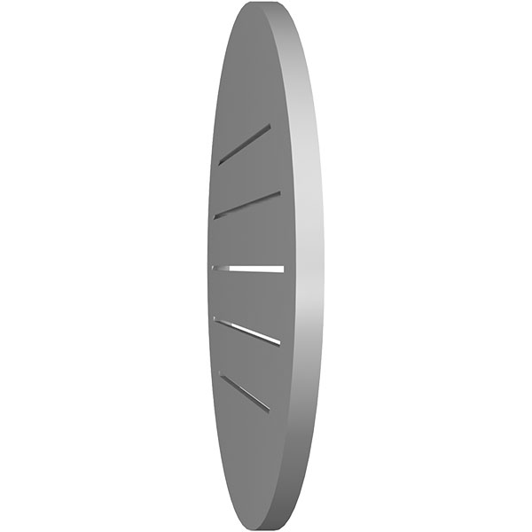 Ekena Millwork - GVPHO01 - Horizontal Oval Surface Mount PVC Gable Vent Standard Frame