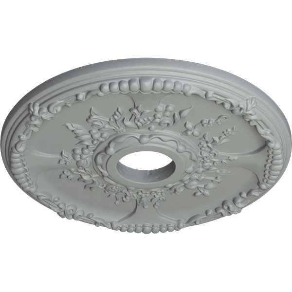 Ekena Millwork - CM18SE_P - 18"OD x 3 1/2"ID x 1 3/8"P Antioch Ceiling Medallion (Fits Canopies up to 3 1/2")