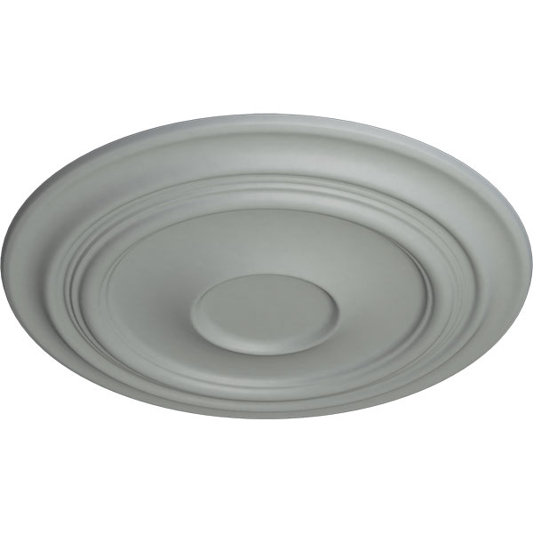 Ekena Millwork - CM24TR_P - 24 3/8"OD x 1 1/2"P Traditional Ceiling Medallion (Fits Canopies up to 5 1/2")