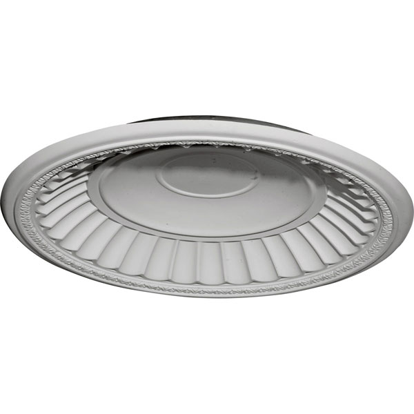 Ekena Millwork - DOME26DU - 26 7/8"OD x 25"ID x 3 7/8"D Dublin Recessed Mount Ceiling Dome (24 1/2"Diameter x 3 1/4"D Rough Opening)