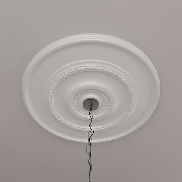 Ekena Millwork - CM30DY_P - 30"OD x 2 1/4"P Dylar Ceiling Medallion (Fits Canopies up to 6 1/4")
