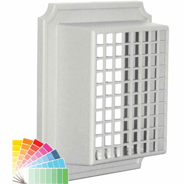 Builders Edge Animal Guard For Exhaust Vent - Paintable Vent Cover To Keep Critters Out