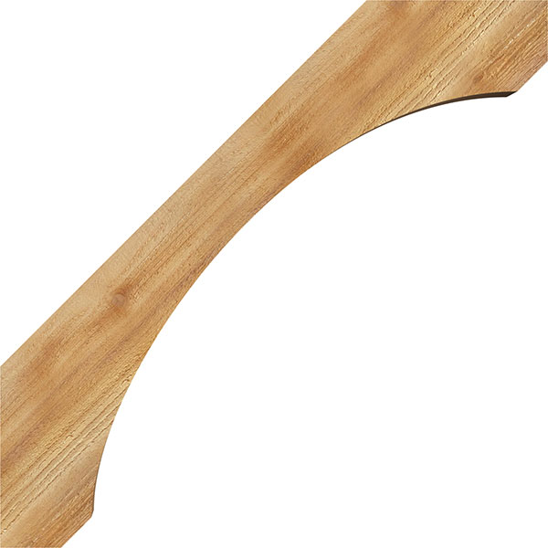 Ekena Millwork - BRCLEC00 - Legacy Rustic Wood Knee Brace