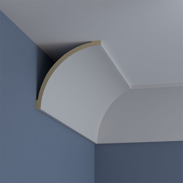 Ekena Millwork - SAMPLE-MLD08X08X12ME - SAMPLE - 8 1/2"H x 8 1/2"P x 12"F x 12"L Medway Traditional Cove Crown Moulding