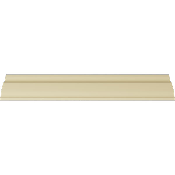 Ekena Millwork - MLD05X03X06TR - 5 1/2"H x 3 7/8"P x 6 3/4"F x 94 1/2"L Traditional Cove Crown Moulding
