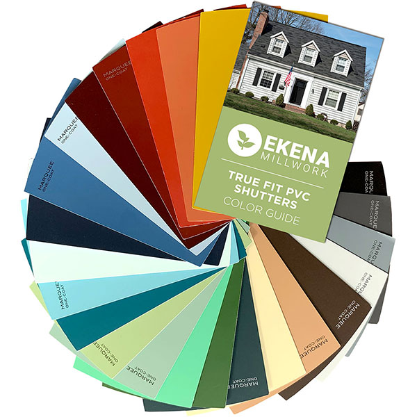 Ekena Millwork - SKPVCSHUCOLORS - True Fit PVC Shutter Color Ring