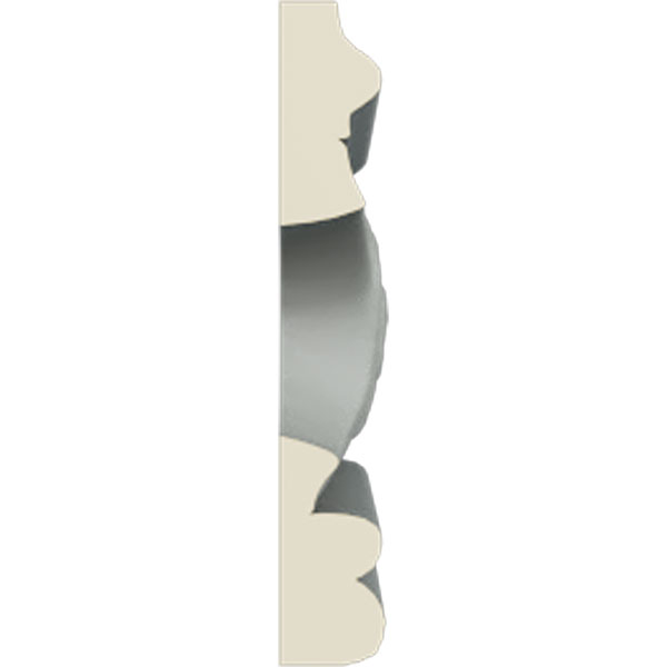 Ekena Millwork - PIR02X00PE - 2 1/4"H x 3/8"P x 78"L Pearl Pierced Moulding