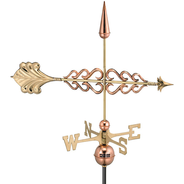 Good Directions - GD954P - Smithsonian Arrow Weathervane - Pure Copper