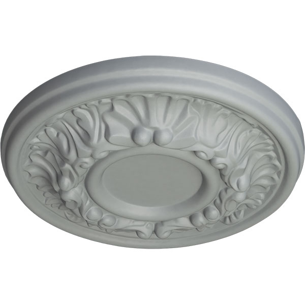 Ekena Millwork - CM07OD_P - 7 1/2"OD x 1 1/8"P Odessa Ceiling Medallion (Fits Canopies up to 2 1/2")