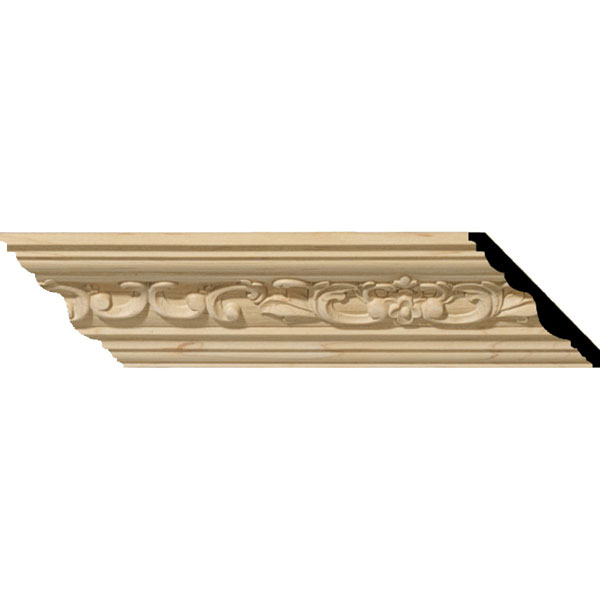 Ekena Millwork - MLDME - Medway Carved Wood Crown Moulding